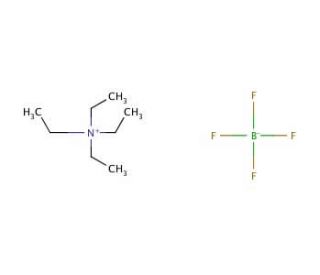 Tetraethylammonium tetrafluoroborate (CAS 429-06-1) - chemical structure image