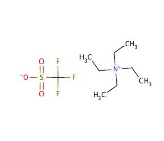 Tetraethylammonium trifluoromethanesulfonate (CAS 35895-69-3) - chemical structure image