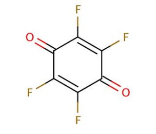 Tetrafluoro-1,4-benzoquinone (CAS 527-21-9) - chemical structure image