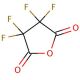 Tetrafluorosuccinic anhydride (CAS 699-30-9) - chemical structure image