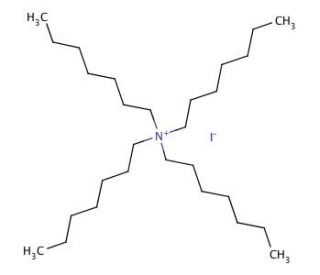 Tetraheptylammonium iodide (CAS 3535-83-9) - chemical structure image