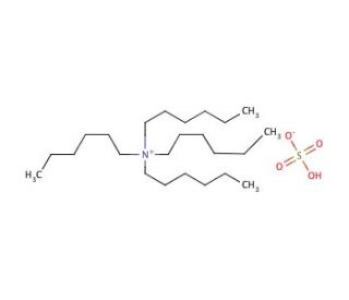 Tetrahexylammonium hydrogensulfate (CAS 32503-34-7) - chemical structure image