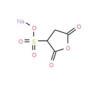Tetrahydro-2,5-dioxo-3-furansulfonic Acid, Sodium Salt (CAS 73464-18-3) - chemical structure image