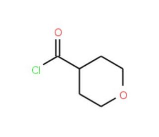 Tetrahydro-2H-pyran-4-carbonyl chloride (CAS 40191-32-0) - chemical structure image