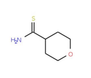 Tetrahydro-2H-pyran-4-carbothioamide (CAS 88571-77-1) - chemical structure image