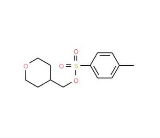 (Tetrahydro-2H-pyran-4-yl)methyl tosylate (CAS 101691-65-0) - chemical structure image