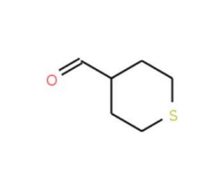 Tetrahydro-2H-thiopyran-4-carboxaldehyde (CAS 50675-19-9) - chemical structure image