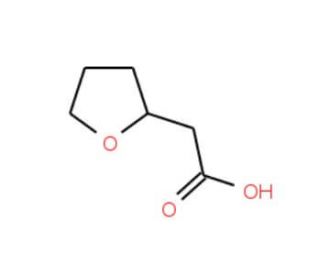(Tetrahydro-furan-2-yl)-acetic acid (CAS 2434-00-6) - chemical structure image
