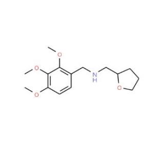 (Tetrahydro-furan-2-ylmethyl)-(2,3,4-trimethoxy-benzyl)-amine - chemical structure image