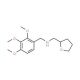 (Tetrahydro-furan-2-ylmethyl)-(2,3,4-trimethoxy-benzyl)-amine - chemical structure image