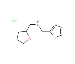 (Tetrahydro-furan-2-ylmethyl)-thiophen-2-ylmethyl-amine hydrochloride - chemical structure image