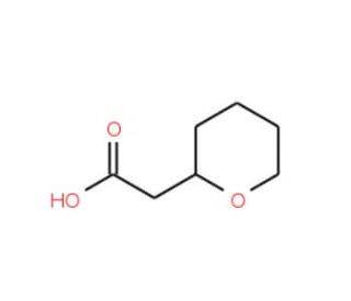 (Tetrahydro-pyran-2-yl)-acetic acid (CAS 13103-40-7) - chemical structure image