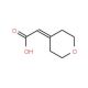(Tetrahydro-pyran-4-ylidene)-acetic acid (CAS 130312-01-5) - chemical structure image