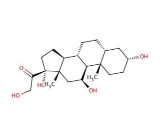 Tetrahydrocortisol (CAS 53-02-1) - chemical structure image