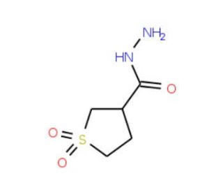 tetrahydrothiophene-3-carbohydrazide 1,1-dioxide - chemical structure image