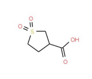tetrahydrothiophene-3-carboxylic acid 1,1-dioxide (CAS 4785-67-5) - chemical structure image
