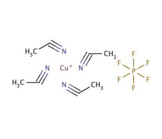 Tetrakis(acetonitrile)copper(I) hexafluorophosphate (CAS 64443-05-6) - chemical structure image