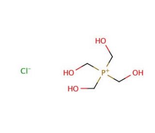 Tetrakis(hydroxymethyl)phosphonium chloride solution (CAS 124-64-1) - chemical structure image
