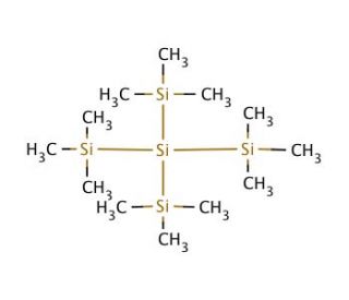Tetrakis(trimethylsilyl)silane (CAS 4098-98-0) - chemical structure image