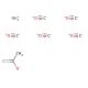 Tetramethylammonium (1-hydroxyethylidene)pentacarbonylchromium (CAS 15975-93-6) - chemical structure image