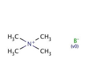 Tetramethylammonium borohydride (CAS 16883-45-7) - chemical structure image