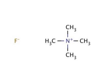 Tetramethylammonium fluoride (CAS 373-68-2) - chemical structure image