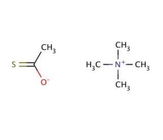 Tetramethylammonium thioacetate (CAS 62698-51-5) - chemical structure image
