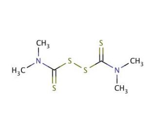 Tetramethylthiuram disulfide (CAS 137-26-8) - chemical structure image