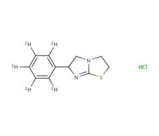 Tetramisole-d5 hydrochloride (CAS 1173021-85-6) - chemical structure image