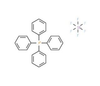 Tetraphenylphosphonium hexafluoroantimonate (CAS 124329-50-6) - chemical structure image