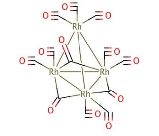 Tetrarhodium dodecacarbonyl (CAS 19584-30-6) - chemical structure image
