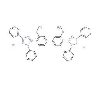 Tetrazolium Blue Chloride (CAS 1871-22-3) - chemical structure image