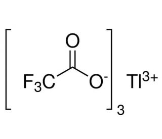 Thallium(III) trifluoroacetate (CAS 23586-53-0) - chemical structure image