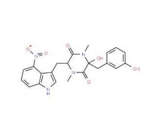 Thaxtomin A (CAS 122380-18-1) - chemical structure image