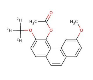 Thebaol-d3 Acetate - chemical structure image