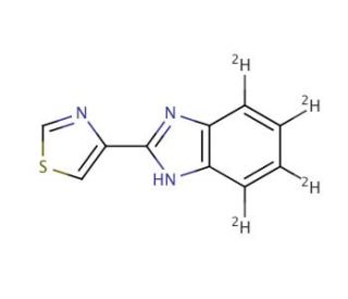 Thiabendazole-d4 (Major) (CAS 148-79-8 (unlabeled)) - chemical structure image