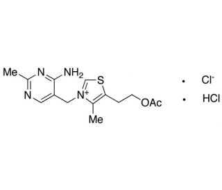 Thiamine Acetate Hydrochloride - chemical structure image