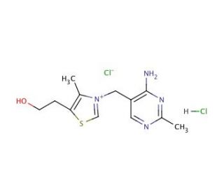 Thiamine, Hydrochloride (CAS 67-03-8) - chemical structure image