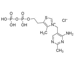 Thiamine pyrophosphate (CAS 154-87-0) - chemical structure image