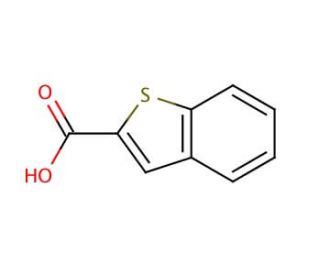 Thianaphthene-2-carboxylic acid (CAS 6314-28-9) - chemical structure image