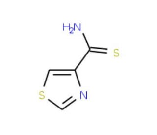 Thiazole-4-carbothioamide (CAS 80653-66-3) - chemical structure image
