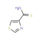 Thiazole-4-carbothioamide (CAS 80653-66-3) - chemical structure image