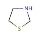 Thiazolidine (CAS 504-78-9) - chemical structure image