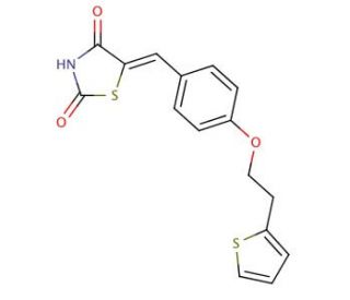 Thiazolidinedione derivative - chemical structure image