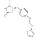Thiazolidinedione derivative - chemical structure image