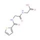 ({[(thien-2-ylcarbonyl)amino]acetyl}amino)acetic acid - chemical structure image