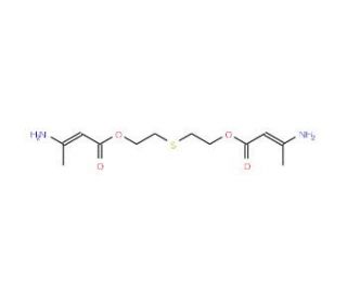 Thiodiglycol bis(3-aminocrotonate) (CAS 13560-49-1) - chemical structure image