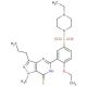Thiohomo Sildenafil (CAS 479073-80-8) - chemical structure image