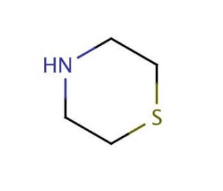 Thiomorpholine (CAS 123-90-0) - chemical structure image