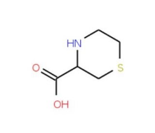 Thiomorpholine-3-carboxylic acid (CAS 20960-92-3) - chemical structure image